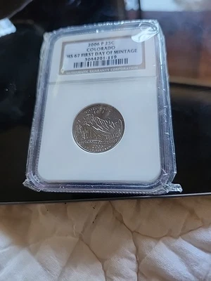 2006-P Colorado State NGC MS 67 FDOM 25C *11/0 pop - $20 PG value - 89 Reg pts* - Image 1 of 4