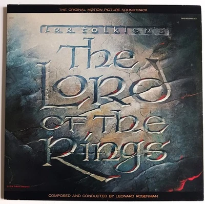 LORD OF THE RINGS ORIG.Soundtrack  2 LP 1978 Fantasy RECORDS TOLKIEN VINYL VG++ - Image 1 of 4