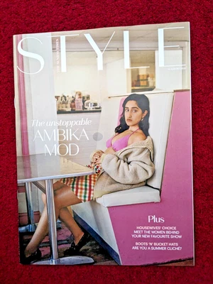 UK Sunday Times STYLE Magazine. Ambika Mod. Anna Friel. 10.8.25 - Image 1 of 2