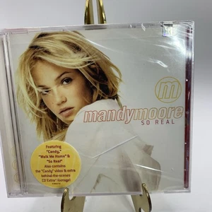Mandy Moore “So Real” CD, 1999 FACTORY SEALED More Cds In Store See Pics - Foto 1 di 17