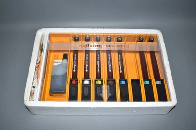 Rotring 2000 Isograph sec-o-mat 8-teiliges Zeichen-Set in stabiler Box /#A4 - Bild 1 von 4
