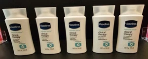 Vaseline Clinical Therapy Body Lotion Unscented 5 Bottles 1.69 Oz Each - Afbeelding 1 van 4