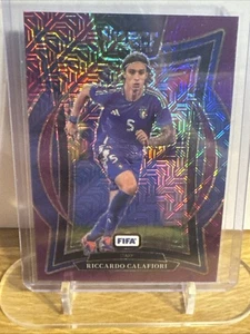 Riccardo Calafiori Italy Arsenal 24-25 Panini Select Fifa Purple Mojo Prizm #82! - Picture 1 of 2