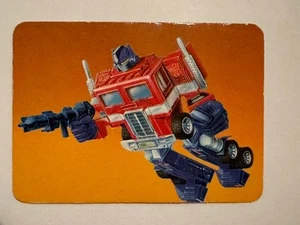 Transformers 1985 Vintage Hasbro Trading Card Series 1 Card 1 Optimus Prime! - Picture 1 of 2