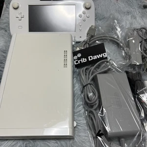 Japanese Region Nintendo Wii U White Console 32GB w/ Game Pad - Picture 1 of 13