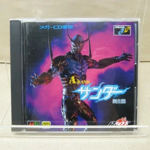 A RANK THUNDER Sega Mega CD Software Japan Import Free shipping FedEx DHL - Picture 1 of 4