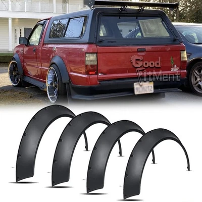 Extensión de carrocería ancha con arcos de rueda extra anchos para guardabarros mate Dodge Ram 50 Foto 1 de 4