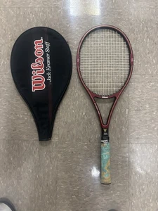 Raqueta de tenis Wilson Jack Kramer Staff tamaño mediano grafito PWS VINTAGE 4 3/8 agarre - Imagen 1 de 18