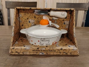 Cuchillo de cerámica para panadero y queso RAE DUNN Peanuts Snoopy Brie 400 oz para ti - Imagen 1 de 5