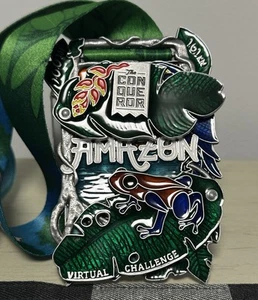 NEW The Conqueror Amazon Keys Virtual Challenge Medal - Picture 1 of 5