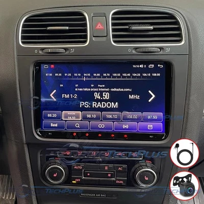 9" Pantalla Androide 13 Para VW Golf MK5 MK6 Jetta Passat Radio Estéreo de Coche - Image 1 of 4