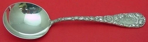 Chrysanthemum by Durgin Sterling Silver Gumbo Soup Spoon 6 7/8" Heirloom - Image 1 of 2