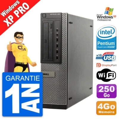 PC Dell Optiplex 990 DT Intel G630 RAM 4Go Disco 250Go Windows XP Pro - Imagen 1 de 4