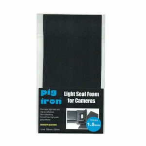 Pig Iron Camera Light Seal Foam Sheet 1.5mm thick Self Adhesive nonreflective UK - Picture 1 of 12