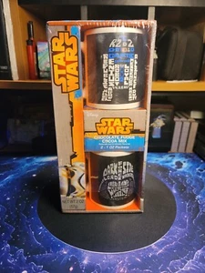 Disney Star Wars Mug Gift Set of 2 Ceramic Coffee Tea Cocoa Cup R2D2 Darth Vader - Picture 1 of 6