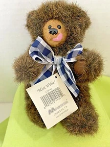Kimbearly Originals Piel Oso Marrón Willie 19041 Cara de Resina De Colección Rara 1E/2392 - Imagen 1 de 5
