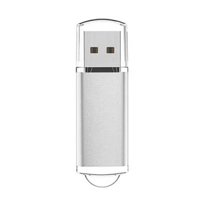 CW10029 Chiavetta USB 2.0 ad alta velocità con cappuccio trasparente (64 MB Arge - Afbeelding 1 van 10