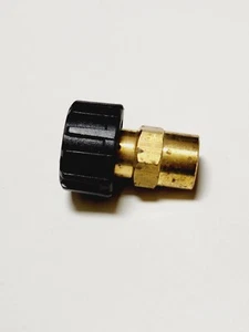 Brass Pressure Washer Hose Adapter 3/8'' female - Picture 1 of 5
