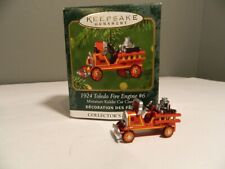 Hallmark Keepsake 1924 Toledo Fire Engine #6 Miniature Ornament 2001