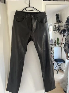 Gayle Lederhose Schwarz Größe 31 Top Zustand Sehr Gayl Zu Tragen Von Akute - Bild 1 von 11