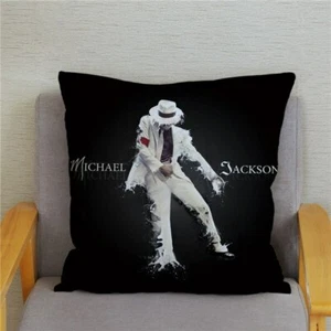 Taie d'oreiller housse de coussin michael jackson 45x45 cm - Imagen 1 de 3