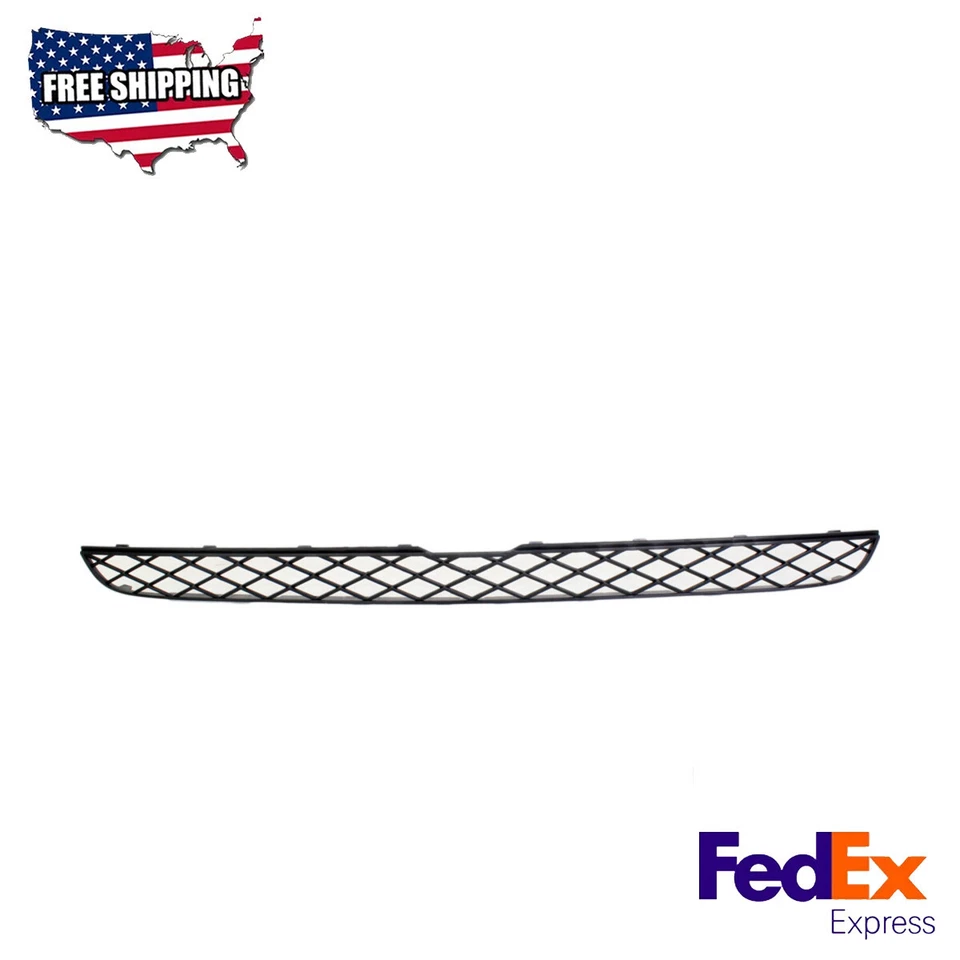 Parrilla de parachoques negra texturizada central delantera superior para BMW X6 X5 2007-2014 Foto 1 de 4