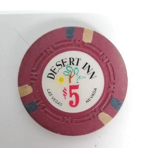 Desert Inn Casino Las Vegas Nevada $5 Chip 1968 - Picture 1 of 4
