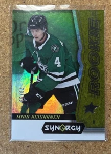 2018-19 Upper Deck Synergy Rookies Green Miro Heiskanen #92 70/99 - Picture 1 of 2