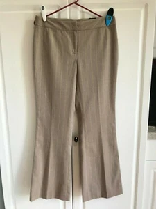 NUEVO Pantalones Mujer Apostrophe Naomi Talla 8 Marrón con Líneas Defecto - Imagen 1 de 7