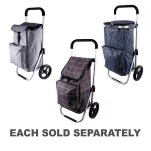 Karlstert Deluxe Spacious Foldable Heavy Duty Lightweight Shopping Trolley - Picture 1 of 4