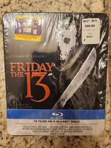 *DENT* Friday the 13th: The Complete Collection Tin steelbook (Blu-ray 10-Disc) - Foto 1 di 13