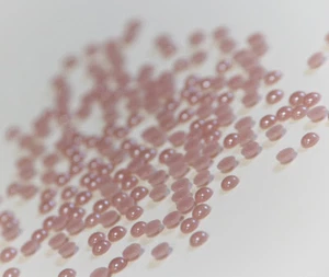 Hotfix Ceramic Stones ROSE 4mm Stück wählbar Strass Hochzeit Halbperlen - Picture 1 of 3