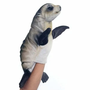 Hansa - Seal Puppet - Realistic Cute Soft Stuffed Animal Plush Toy 40cm - Picture 1 of 2