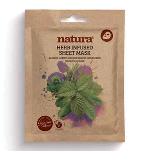 NEU Natura Vegan Herb Infused Blemish Control & Rebalance Sheet Mask Vegan - Bild 1 von 1