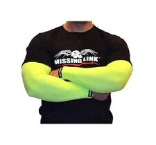 Missing Link Arm Pro Compression Sleeves Size XS Neon Yellow
