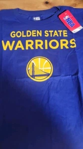 Golden State Warriors 35 Kevin Durant Youth Size Large 12/14 Blue T-Shirt NWT - Picture 1 of 5