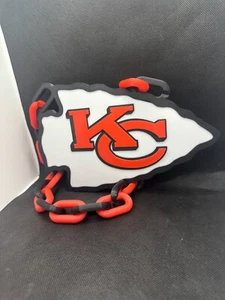 Catena tifoso grande logo Kansas City Chiefs | 3 colori collana | NFL Football Gear - Foto 1 di 1