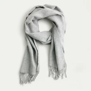 J.Crew solider Kaschmir Schal | Hthr grau - Bild 1 von 2