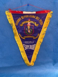 Banderín de Colección Guardia Republicana Del Perú Escuela Superior - Imagen 1 de 5