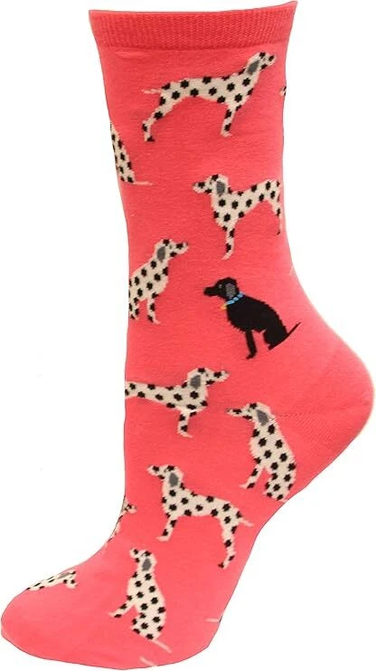Hotsox Calcetines Dálmatas, Magenta, 1 Par, Zapato Mujer 4-10 Foto 1 de 1