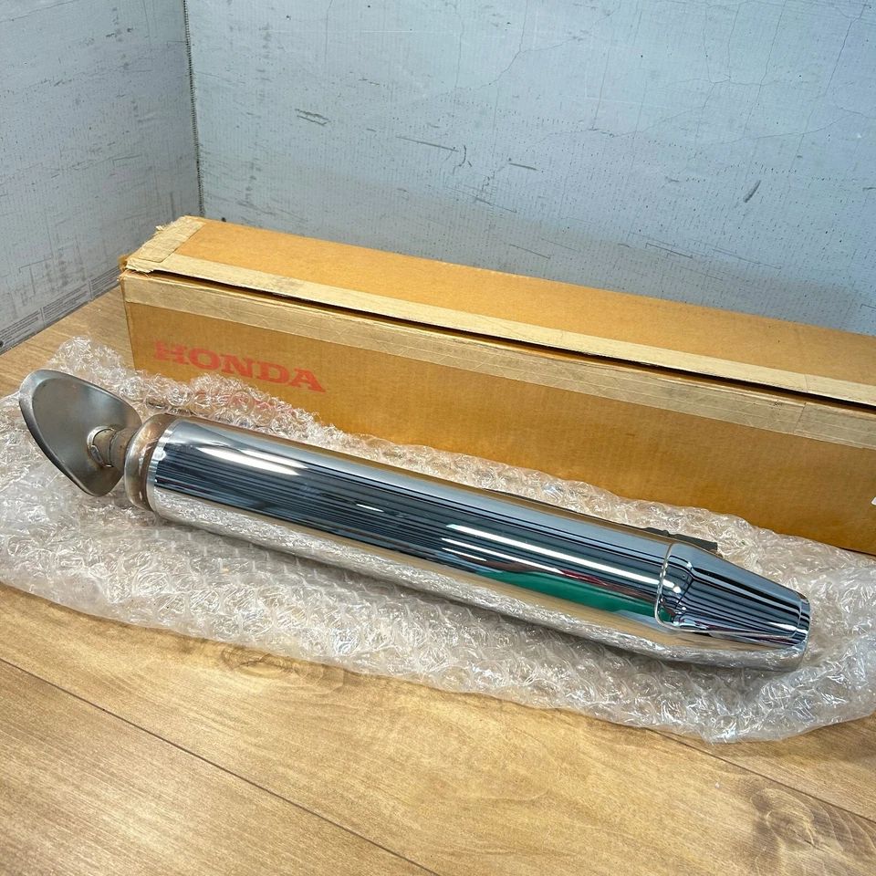 Silenciador de escape trasero Honda OEM NOS / 18405-MCV-770 / 02-03 VTX1800R VTX1800S Foto 1 de 4