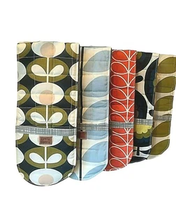 Oven Gloves Orla Kiely fabric Quilted 10 Colours Available Handmade - Picture 1 of 9