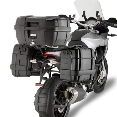 Conjunto de alforje Honda CB500X 2022 + conjunto caixa superior GIVI PLO1171MK + 3 x TREKKER monokey - Imagem 1 de 4
