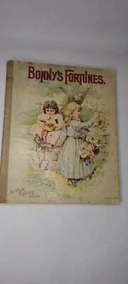 Antique Equestrian Childrens Hardback Book "Bonnie's Fortunes" De Wolfe Fisk &Co Foto 1 de 4
