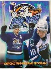 1998–99 Orlando Solar Bears IHL Hockey GAME PROGRAM