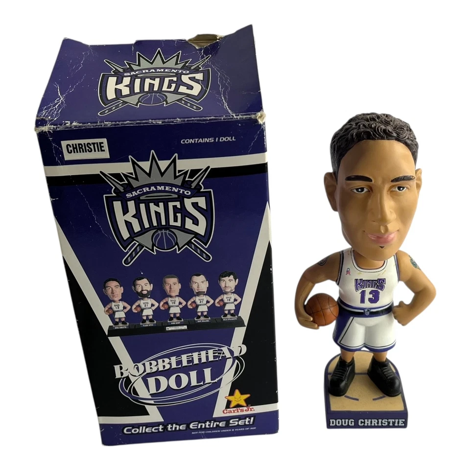 Sacramento Kings Doug Christie Bobblehead Doll NBA Collectible Used - Image 1 of 4