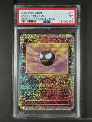 Gastly Reverse Foil #76 2002 Pokemon Legendary Collection PSA 7 250001 - Image 1 of 2