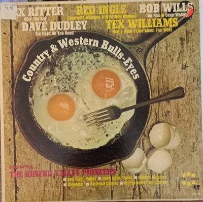 Bob Wills, Red Ingle, Tex Williams, Tex Ritter, Dave Dudley, The Renfro Valley P - Image 1 of 4