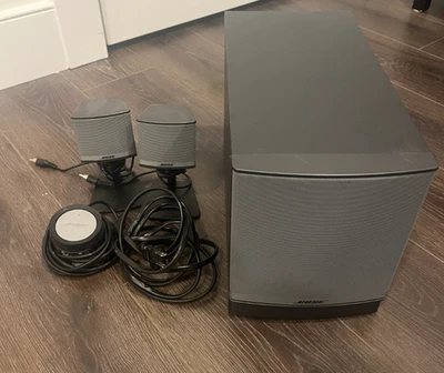 Bose Companion 3 Series II Multimedia Speaker System Complete Tested Ships Free - Image 1 of 4