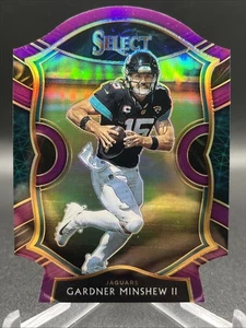 Panini Select #32 Gardner Minshew II 2020 púrpura Prizm troquelado - Imagen 1 de 2